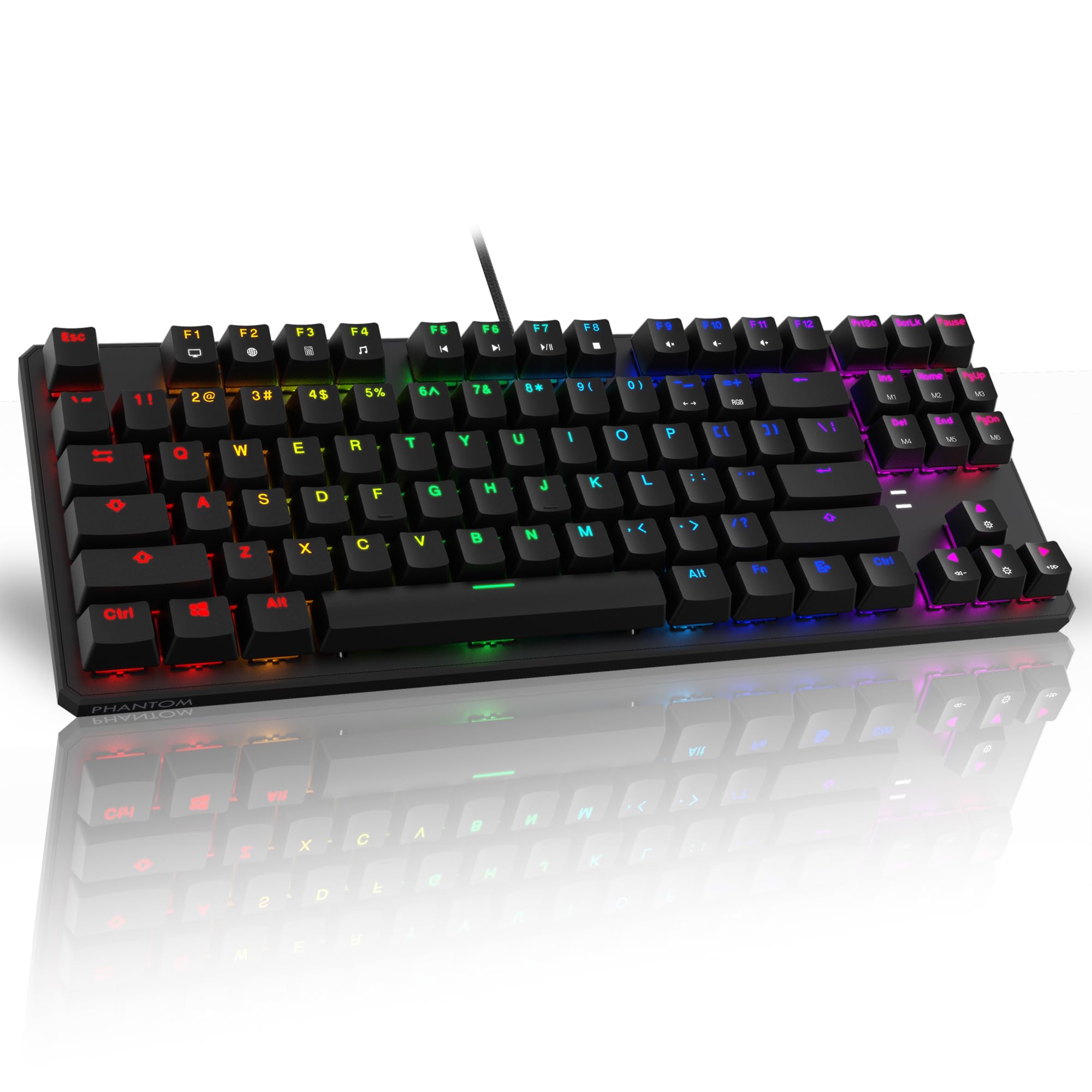 Amazon.com: TECWARE Phantom 87 Key RGB Mechanical Gaming Keyboard